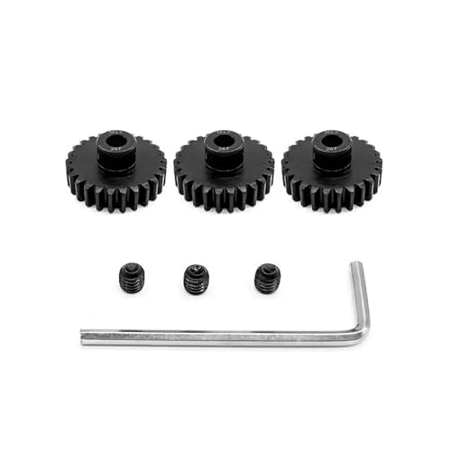 LDHNFBYV 3 STÜCKE Motorgetriebe M1.5 8mm 11T 12T 13T 14T 15T 16T 17T 18T 19T 20T 21T 22T 23T 24T 25T for 1/6 1/5 Auto(3pcs 26T) von LDHNFBYV