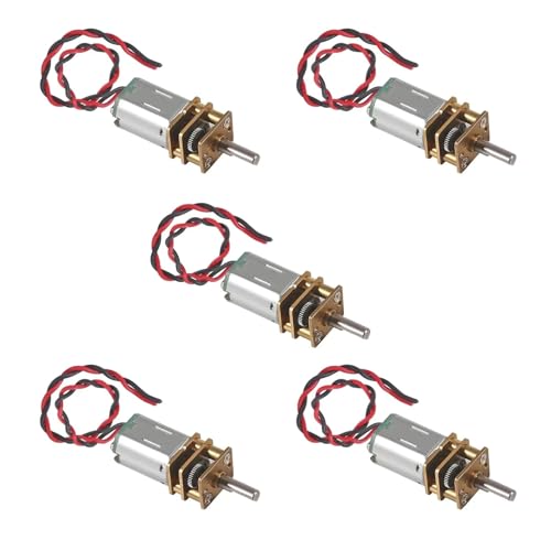 LDHNFBYV 5 stücke Mini Micro N20 Getriebemotor DC 3V-6V Langsam Geschwindigkeit Vollmetallgetriebe LDHNFBYV 5 stücke Mini Micro N20 Getriebemotor DC 3V-6V Langsam Geschwindigkeit Vollmetallgetriebe von LDHNFBYV