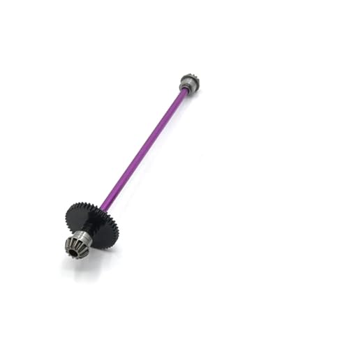 LDHNFBYV Center Drive Shaft Assembly Stahl Reduktionsgetriebe 27T Motor Getriebe 1/14 RC Auto Upgrade Teile(Purple) von LDHNFBYV