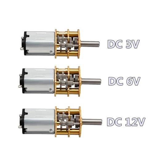 LDHNFBYV DC 3V/6V/12V N20 Mini Micro Metal Gear Motor mit Zahnrad DC-Motoren(15_12V) von LDHNFBYV