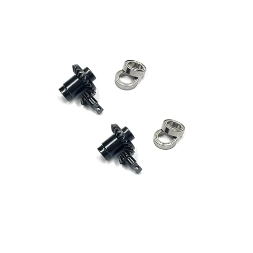 LDHNFBYV FMS Xiaoqi 1/24 FCX24 RC Auto Metallgetriebeteile Upgradeteile Brückengetriebe Stahlgetriebe(White) von LDHNFBYV