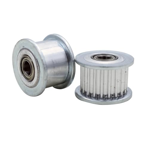 LDHNFBYV HTD3M 15T 16T 18T 20T Timing Umlenkrolle 11/16mm Breite Lager Umlenkrolle mit/ohne Zähne 3/4/5/6mm Bohrung Umlenkrolle(3M-18T Bore 5mm,with Teeth_11MM) von LDHNFBYV
