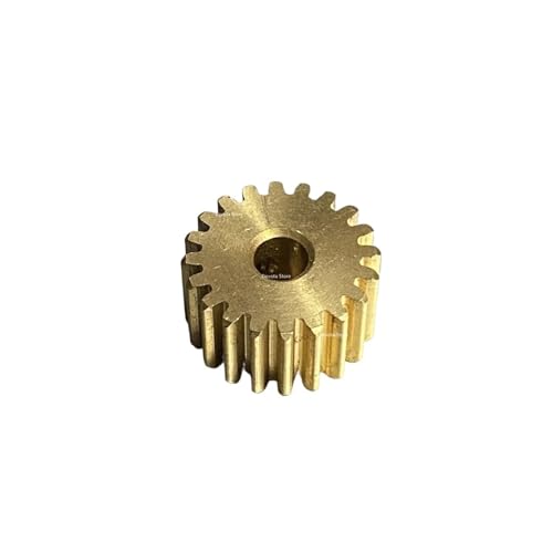LDHNFBYV Kupferzahnrad 0,5 M 19/20 Zähne 3/4/5 mm Metallrad D-Loch(4mm-D Hole,20 Teeth with Screw) von LDHNFBYV