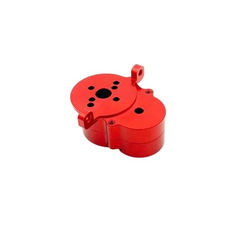 LDHNFBYV Metallgetriebe D12 Getriebegehäuse mit Stahlgetriebe mit 370 Bürstenmotorsatz(Red) von LDHNFBYV