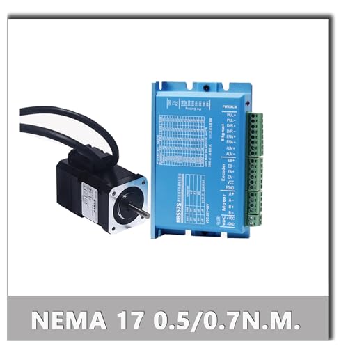 LDHNFBYV Motortreiber Nema17 42, Schrittmotortreiber mit geschlossenem Regelkreis, 0,55 nm, 0,7 nm, Schrittmotor mit geschlossenem Regelkreis.(0.7NM kit) von LDHNFBYV