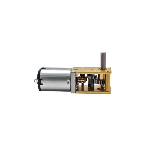 LDHNFBYV N20 Metallgetriebe-Getriebemotor DC3V 6V 12V 4rpm-380rpm Drehmoment Elektromotor(12V27RPM_Single Shaft) von LDHNFBYV