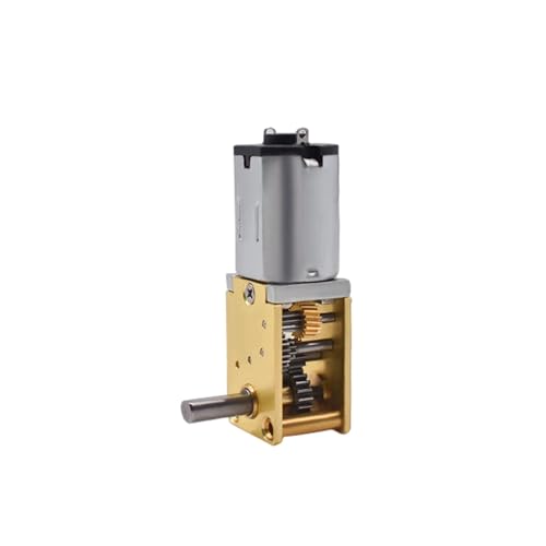 LDHNFBYV N20 Metallgetriebe-Getriebemotor DC3V 6V 12V 4rpm-380rpm Drehmoment Elektromotor(12V53RPM_Single Shaft) von LDHNFBYV