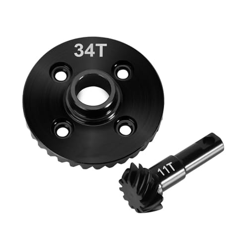 LDHNFBYV Overdrive Underdrive SteelT Schrägverzahnte Achsgetriebe Für(Stock 34T 11T) von LDHNFBYV