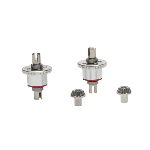 LDHNFBYV WLtoys 144001 Metall-Differential- und Getriebe-Umbausatz(2 Set) von LDHNFBYV