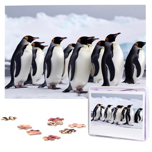 1000 Teile Holzpuzzles für Erwachsene, personalisierte Antarktispinguine, Puzzle, interessante individuelle Fotopuzzles, Geschenk für Feiertage, Geburtstag, Hochzeit, Jahrestag 1000 Teile Holzpuzzles für Erwachsene, personalisierte Antarktispinguine, Puzzle, interessante individuelle Fotopuzzles, Geschenk für Feiertage, Geburtstag, Hochzeit, Jahrestag von LDTVSFZQ