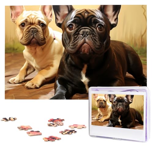 1000 Teile Holzpuzzles für Erwachsene, personalisierte niedliche französische Bulldogge, Grafik-Puzzle, interessante individuelle Fotopuzzles, Geschenk für Feiertage, Geburtstag, Hochzeit, Jahrestag 1000 Teile Holzpuzzles für Erwachsene, personalisierte niedliche französische Bulldogge, Grafik-Puzzle, interessante individuelle Fotopuzzles, Geschenk für Feiertage, Geburtstag, Hochzeit, Jahrestag von LDTVSFZQ