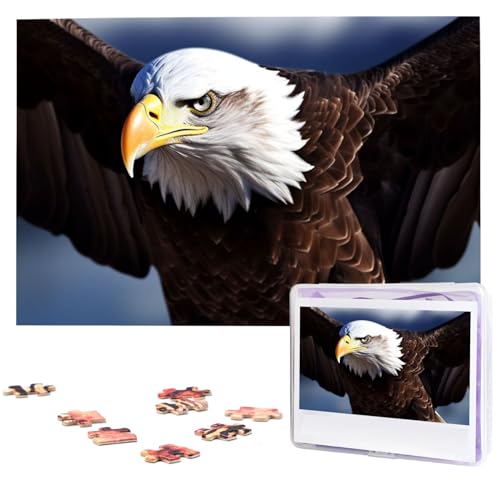 1000 Teile Holzpuzzles für Erwachsene, personalisiertes Adler-Puzzle, interessante individuelle Fotopuzzles, Geschenk für Feiertage, Geburtstag, Hochzeit, Jahrestag 1000 Teile Holzpuzzles für Erwachsene, personalisiertes Adler-Puzzle, interessante individuelle Fotopuzzles, Geschenk für Feiertage, Geburtstag, Hochzeit, Jahrestag von LDTVSFZQ