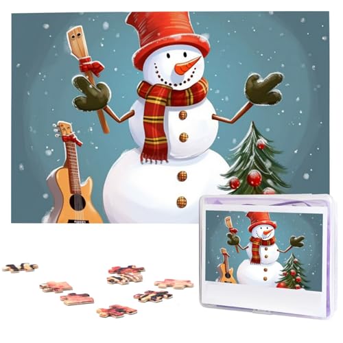 1000 Teile Holzpuzzles für Erwachsene, personalisiertes Weihnachtsschneemann-Puzzle, interessante individuelle Fotopuzzles, Geschenk für Feiertage, Geburtstag, Hochzeit, Jahrestag 1000 Teile Holzpuzzles für Erwachsene, personalisiertes Weihnachtsschneemann-Puzzle, interessante individuelle Fotopuzzles, Geschenk für Feiertage, Geburtstag, Hochzeit, Jahrestag von LDTVSFZQ