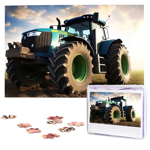 Holzpuzzle, 1000 Teile für Erwachsene, personalisiertes landwirtschaftliches Traktor-Puzzle, interessantes Puzzle, personalisierte Fotopuzzle, Geschenk für Urlaub, Geburtstag, Hochzeit Holzpuzzle, 1000 Teile für Erwachsene, personalisiertes landwirtschaftliches Traktor-Puzzle, interessantes Puzzle, personalisierte Fotopuzzle, Geschenk für Urlaub, Geburtstag, Hochzeit von LDTVSFZQ