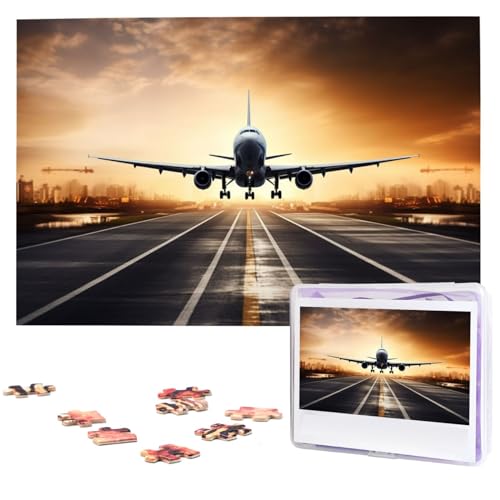 Holzpuzzle für Erwachsene, 1000 Teile, personalisierbar, Rucksack, Flugzeug, interessantes Puzzle, Geschenk für Urlaub, Geburtstag, Hochzeit, Jubiläum Holzpuzzle für Erwachsene, 1000 Teile, personalisierbar, Rucksack, Flugzeug, interessantes Puzzle, Geschenk für Urlaub, Geburtstag, Hochzeit, Jubiläum von LDTVSFZQ