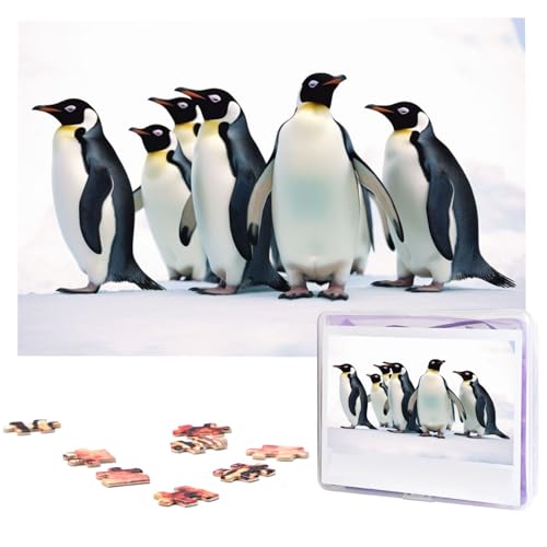 Holzpuzzle für Erwachsene, 1000 Teile, personalisierbares Puzzle, interessante Pinguin-Puzzle, personalisierte Fotopuzzle, Geschenk für Urlaub, Geburtstag, Hochzeit, Jubiläum Holzpuzzle für Erwachsene, 1000 Teile, personalisierbares Puzzle, interessante Pinguin-Puzzle, personalisierte Fotopuzzle, Geschenk für Urlaub, Geburtstag, Hochzeit, Jubiläum von LDTVSFZQ