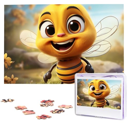 Holzpuzzle für Erwachsene, 1000 Teile, personalisierte Bienen-Puzzle, interessantes Puzzle, personalisierte Fotopuzzle, Geschenk für Urlaub, Geburtstag, Hochzeit, Jubiläum Holzpuzzle für Erwachsene, 1000 Teile, personalisierte Bienen-Puzzle, interessantes Puzzle, personalisierte Fotopuzzle, Geschenk für Urlaub, Geburtstag, Hochzeit, Jubiläum von LDTVSFZQ