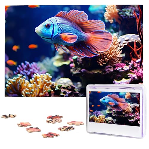 Holzpuzzle für Erwachsene, 1000 Teile, personalisiertes Korallenriff, Fisch, Aquarium, interessantes Foto-Puzzle, Geschenk für Urlaub, Geburtstag, Hochzeit Holzpuzzle für Erwachsene, 1000 Teile, personalisiertes Korallenriff, Fisch, Aquarium, interessantes Foto-Puzzle, Geschenk für Urlaub, Geburtstag, Hochzeit von LDTVSFZQ