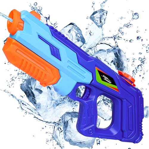 Wasserpistole Spritzpistolen 900 ml Tank große Wasserspritzpistole, Schießbereich 8-10 Meter Wasser Spielzeug, Wasserpistole für Outdoor Kinder Pool, Garten im Freien für Kinder und Erwachsene, Blau Wasserpistole Spritzpistolen 900 ml Tank große Wasserspritzpistole, Schießbereich 8-10 Meter Wasser Spielzeug, Wasserpistole für Outdoor Kinder Pool, Garten im Freien für Kinder und Erwachsene, Blau von LDUMODUW
