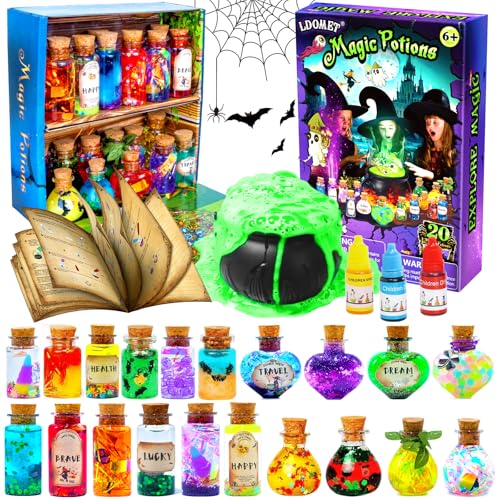 LDomet Zaubertränke Set für Kinder - Mix 20 Feenstaub Trank Flaschen, Halloween Weihnachten Party Dekorationen, kreatives Geschenk Kunst Handwerk Spielzeug für Jungen Mädchen 6 7 8 9 10+ LDomet Zaubertränke Set für Kinder - Mix 20 Feenstaub Trank Flaschen, Halloween Weihnachten Party Dekorationen, kreatives Geschenk Kunst Handwerk Spielzeug für Jungen Mädchen 6 7 8 9 10+ von LDomet