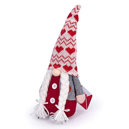 LEADSDGE Gesichtslose Plüschpuppe für Hochzeit, Weihnachten, Valentinstag, Dekoration, Mr Mrs, handgefertigte Tomte Zwerge, Neujahr LEADSDGE Gesichtslose Plüschpuppe für Hochzeit, Weihnachten, Valentinstag, Dekoration, Mr Mrs, handgefertigte Tomte Zwerge, Neujahr von LEADSDGE