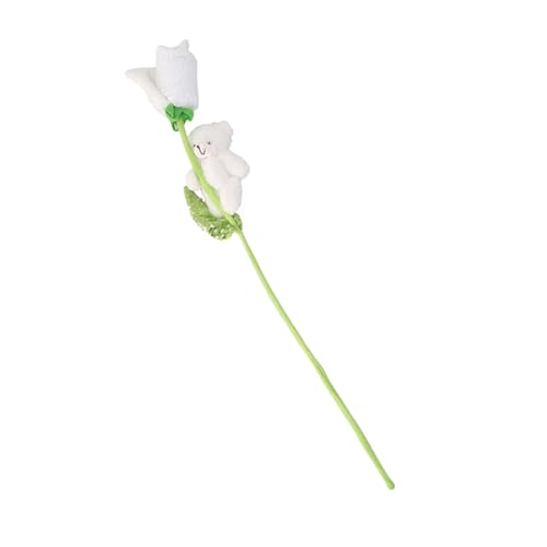LEADSDGE Plüsch-Blume, Bärenform, Hochzeitszubehör, bequeme Stofftiere, Plüsch-Ornament, handgefertigtes Geschenk für Paare LEADSDGE Plüsch-Blume, Bärenform, Hochzeitszubehör, bequeme Stofftiere, Plüsch-Ornament, handgefertigtes Geschenk für Paare von LEADSDGE
