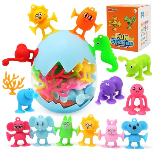 LEADSTAR 19 Stück Saugnapf Spielzeug Badewannenspielzeug,Montessori Spielzeug ab 3 Jahre,Reise Spielzeug Autismus Sensorik Spielzeug Silikon Bausteine Spielzeug für 3 4 5 6 7 8 Jahre Jungen Mädchen LEADSTAR 19 Stück Saugnapf Spielzeug Badewannenspielzeug,Montessori Spielzeug ab 3 Jahre,Reise Spielzeug Autismus Sensorik Spielzeug Silikon Bausteine Spielzeug für 3 4 5 6 7 8 Jahre Jungen Mädchen von LEADSTAR