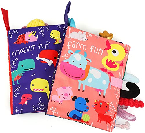 LEADSTAR Baby Spiegel Spielzeug, Bilder Bücher 0 3 6 Monate, 2er Knisterbuch Baby Stoffbuch Babybuch Bilderbuch Kontrastkarten Badebuch Spielzeug für 0-3 Mois Neugeborenes Kleinkinder Baby. LEADSTAR Baby Spiegel Spielzeug, Bilder Bücher 0 3 6 Monate, 2er Knisterbuch Baby Stoffbuch Babybuch Bilderbuch Kontrastkarten Badebuch Spielzeug für 0-3 Mois Neugeborenes Kleinkinder Baby. von LEADSTAR
