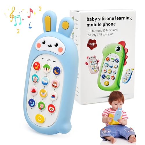 LEADSTAR Baby Handy Musikspielzeug ab 1 Jahr, Kindertelefon mit Musiklichten, Sound und Verschiedenen Melodien Funktion, Baby Handy Spielzeug Geschenk ab 9 12 18 Monate LEADSTAR Baby Handy Musikspielzeug ab 1 Jahr, Kindertelefon mit Musiklichten, Sound und Verschiedenen Melodien Funktion, Baby Handy Spielzeug Geschenk ab 9 12 18 Monate von LEADSTAR