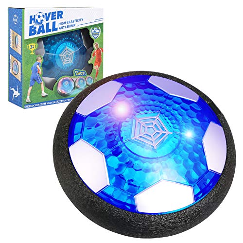 LEADSTAR Air Power Fußball Kinderspielzeug,Fußball Wiederaufladbar mit LED-Licht & Schaum Stoßstangen Geschenk für Junge Mädchen Spiel Sport Indoor Outdoor von LEADSTAR