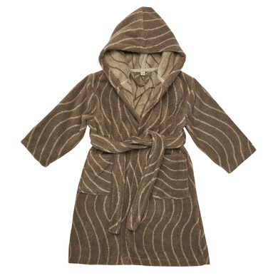 Leander Bademantel Woodland mocca von Leander