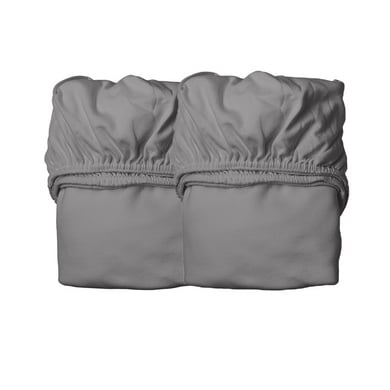 Leander Spannbettlaken für Juniorbett 2er-Pack cool grey von Leander