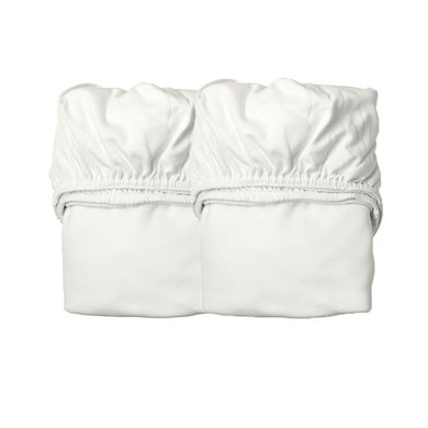 Leander Spannbettlaken für Juniorbett 2er-Pack snow von Leander