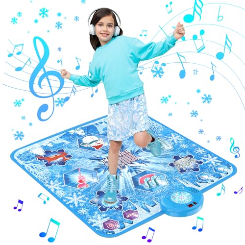 LEAPRCSTORE Tanzmatte Spielzeug für Kinder, Musikmatte mit 6 Spielmodi, Herausforderung Modi und LED Anzeige, Weihnachten Geburtstags Geschenke ab 3 4 5 6 7 8 9+ Jahre Mädchen Junge LEAPRCSTORE Tanzmatte Spielzeug für Kinder, Musikmatte mit 6 Spielmodi, Herausforderung Modi und LED Anzeige, Weihnachten Geburtstags Geschenke ab 3 4 5 6 7 8 9+ Jahre Mädchen Junge von LEAPRCSTORE