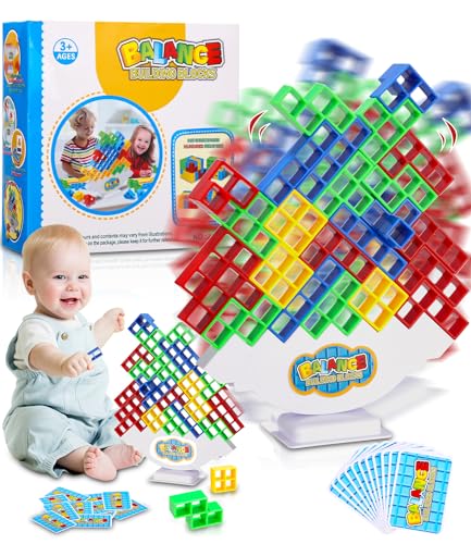 48PCS Balance-Spiel,Stapelspiel Spielzeug,22 Bausteinkarten,Kinder Stapelturm Holz,Tetris Balance Spielzeug Tower Game,Stapelblöcke Balancing Spiel Puzzlespiele-Geschenke für Jungen und Mädchen 48PCS Balance-Spiel,Stapelspiel Spielzeug,22 Bausteinkarten,Kinder Stapelturm Holz,Tetris Balance Spielzeug Tower Game,Stapelblöcke Balancing Spiel Puzzlespiele-Geschenke für Jungen und Mädchen von LEAZZLE