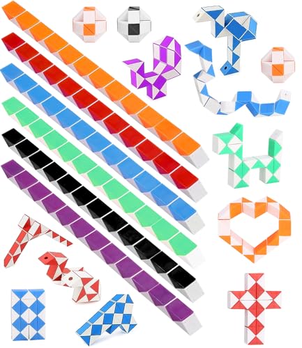 Kleine Geschenke für Kinder,Magische Schlange Geschenke,30 Stück 24 Blöcke Magische Schlange Würfel Spielzeug,3D Puzzle Magische Schlange Spielzeug,Mini Würfel Spielzeug,Knobelspiele Kinder Erwachsene Kleine Geschenke für Kinder,Magische Schlange Geschenke,30 Stück 24 Blöcke Magische Schlange Würfel Spielzeug,3D Puzzle Magische Schlange Spielzeug,Mini Würfel Spielzeug,Knobelspiele Kinder Erwachsene von LEAZZLE