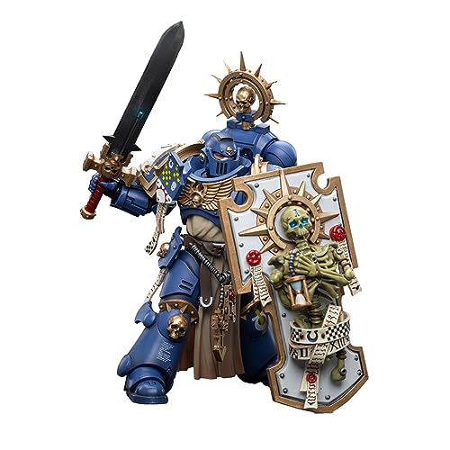 JOYTOY × Warhammer 40k 1/18 Actionfigur Ultramarines Primaris Captain mit Reliktschild und Kraftschwert Joy Spielzeugmodell von LEBOO