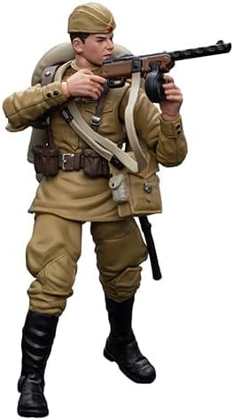 JoyToy Sowjetische Infanterie-Armee-Actionfigur im Maßstab 1:18, 10,6 cm, 2. Weltkrieg, Sammlerstück, Militärmodell JoyToy Sowjetische Infanterie-Armee-Actionfigur im Maßstab 1:18, 10,6 cm, 2. Weltkrieg, Sammlerstück, Militärmodell von LEBOO