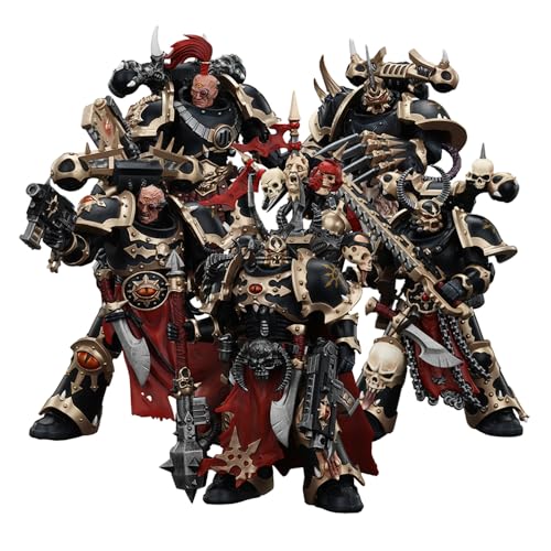 JoyToy Warhammer 40K 1/18 Actionfigur Chaos Space Marines Black Legion Chosen Champion Set of 5 von LEBOO