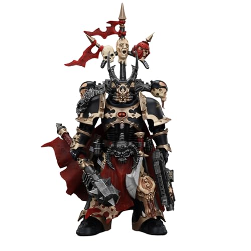 JoyToy Warhammer 40K 1/18 Actionfigur Chaos Space Marines Black Legion Chosen Champion mit Bolter und Power Maul JoyToy Warhammer 40K 1/18 Actionfigur Chaos Space Marines Black Legion Chosen Champion mit Bolter und Power Maul von LEBOO