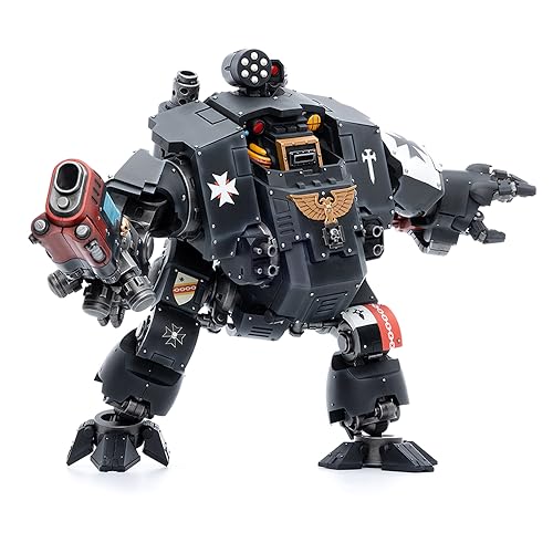 Joytoy Warhammer 40K Offiziell lizenzierte Mecha Black Templars Redemptor Dreadnought Actionfigur im Maßstab 1:18, 30 cm Höhe von LEBOO