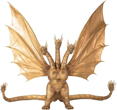 LEBOO Hiya Toys Godzila vs. King Ghidorah – King Ghidorah Exquisite Basic Actionfigur, steht 33 cm EBG0280 für Kinder ab 15 Jahren von LEBOO