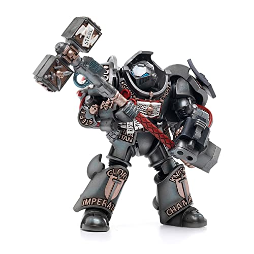 LEBOO JOYTOY Warhammer 40K 1/18 Action Figure Grey Knights Terminator Caddon Vibova Warrior Joy Toy Models von LEBOO