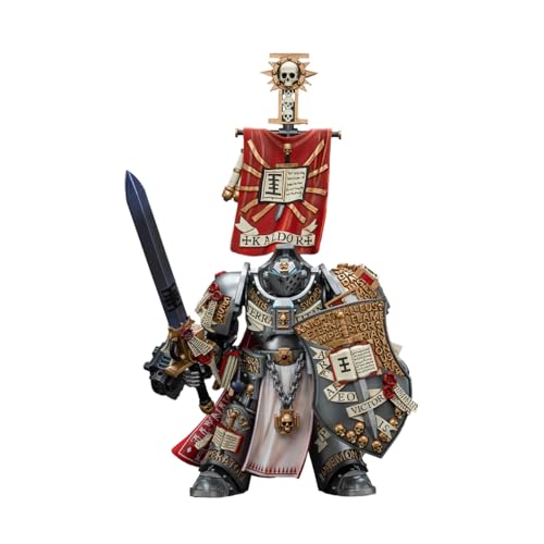 LEBOO JOYTOY Warhammer 40K Grey Knights Kaldor Draigo 1/18 Action Figure Warrior Joy Toy Collection Models von LEBOO