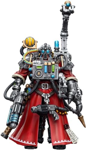 LEBOO JOYTOY Warhammer 40k 1/18 Actionfigur Adeptus Mechanicus Skitarii Marshal 12,4 cm Höhe Joy Toy Models von LEBOO