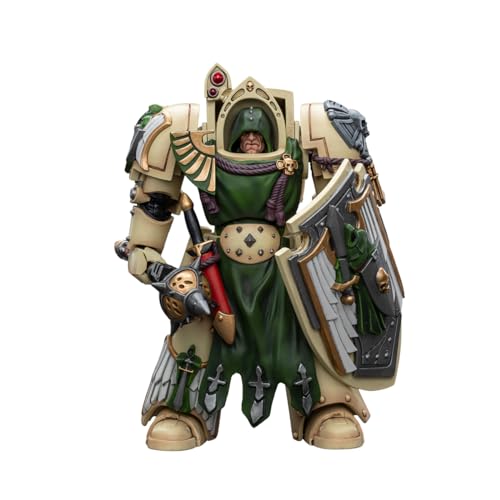 LEBOO JOYTOY Warhammer 40k Dark Angels Deathwing Knight with Mace of Absolution 1 1/18 Scale 12.2 cm Action Figure Joy Toy Mecha von LEBOO