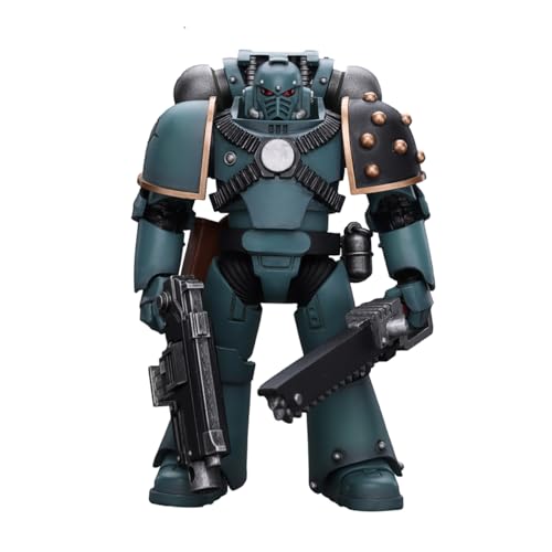 LEBOO JOYTOY Warhammer The Horus Heresy Sons of Horus MKVI Tactical Squad Legionary with Bolter 1:18 Scale Collectible Action Figure von LEBOO