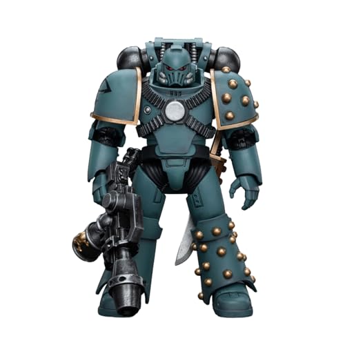 LEBOO JOYTOY Warhammer The Horus Heresy Sons of Horus MKVI Tactical Squad Legionary with Flamer 1:18 Scale Collectible Action Figure von LEBOO