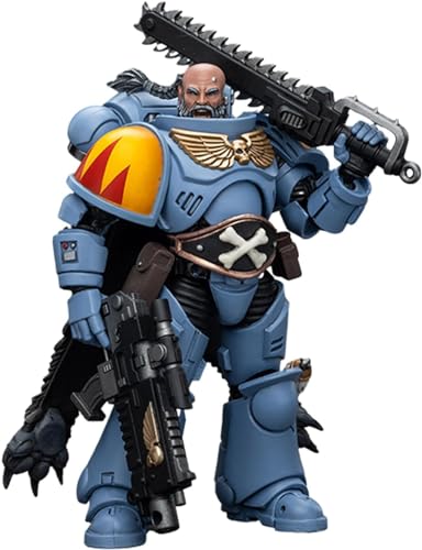 LEBOO JoyToy Warhammer 40k Space Marines Space Wolves Claw Pack Brother Gunnar 1:18 Scale 11.7 cm Collectible Action Figure von LEBOO