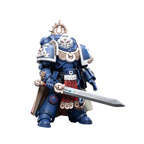 LEBOO Joytoy JT3297 Warhammer Actionfigur Ultramarines Primaris Captain, 40 K, Maßstab 1:18, Sammelmodell, Geschenke, 12,2 cm von LEBOO